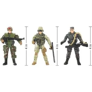 JOYIN 16 piezas de figuras militares de soldados de_6