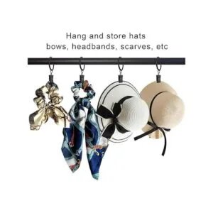 AMZSEVEN Paquete de 40 anillos de cortina con clips clips_5