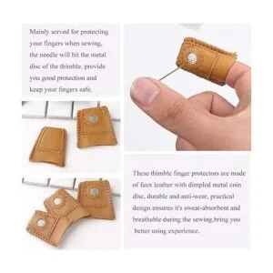 8 piezas de dedal de costura 30 agujas de coser_2