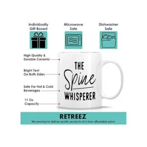 Taza divertida de Retreez The Spine Whisperer_3