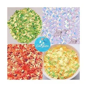 Carykon 3200 lentejuelas de 0.394 in de cinco hojas de