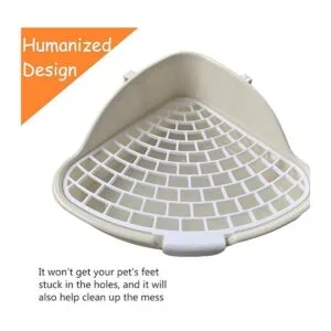 Hamiledyi Bunny Litter Pet Toilet Orinal Trainer Corner
