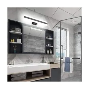 Aipsun Lámpara de tocador negra moderna de 23.6