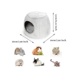 Missrir Camas de cueva de conejillo de indias acogedora