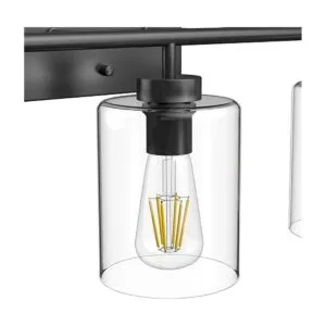 Aipsun 3 luces de tocador negras sobre el espejo con_3