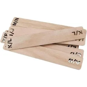 Divisor de discos de vinilo divisores de madera de la A a