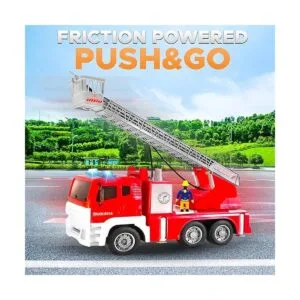 FUNERICA Camión de bomberos con bomba de manguera de agua_2