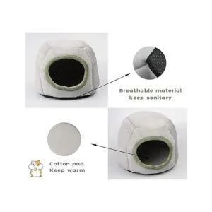 Missrir Camas de cueva de conejillo de indias acogedora