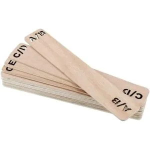 Divisor de discos de vinilo divisores de madera de la A a