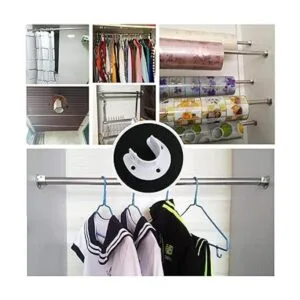 Soporte para barra de ducha en forma de U 4 unidades de_6