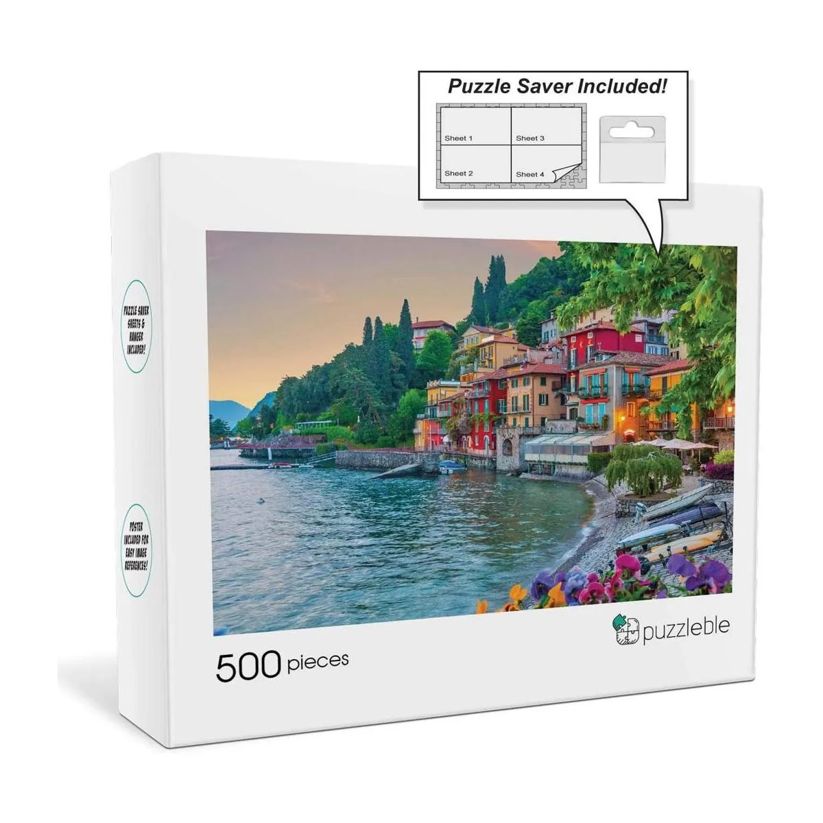 Rompecabezas de 500 piezas de Lake Como Rompecabezas de_1