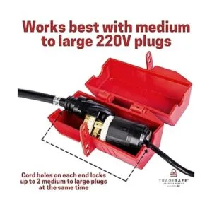 TRADESAFE Bloqueo de enchufe para etiquetado de bloqueo_4