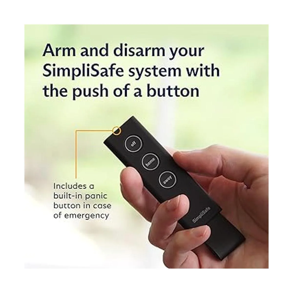 SimpliSafe KeyFob Brazo y desarma de forma remota Botón_2