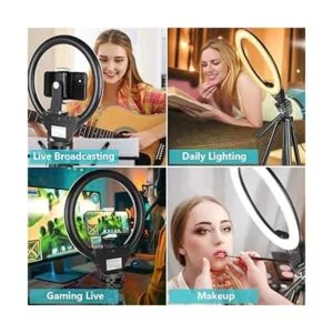 Sensyne Anillo de luz de 10 pulgadas con soporte de_3