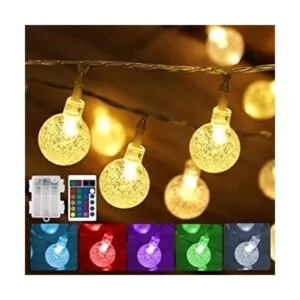 Cadena de luces que funcionan con pilas 16 luces LED que