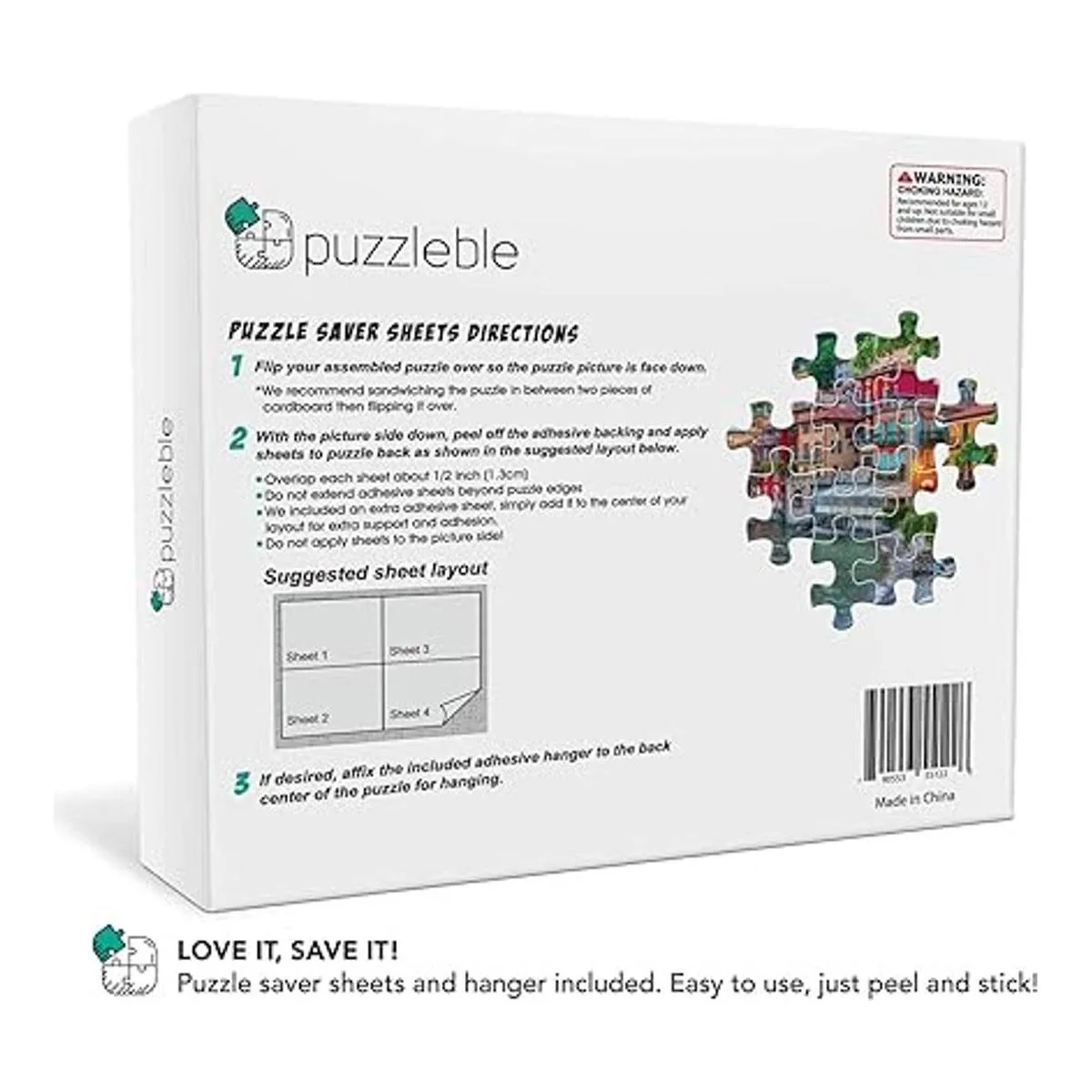 Rompecabezas de 500 piezas de Lake Como Rompecabezas de_2