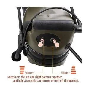 Retevis EHK007 Auriculares walkie talkie con reducción de_4