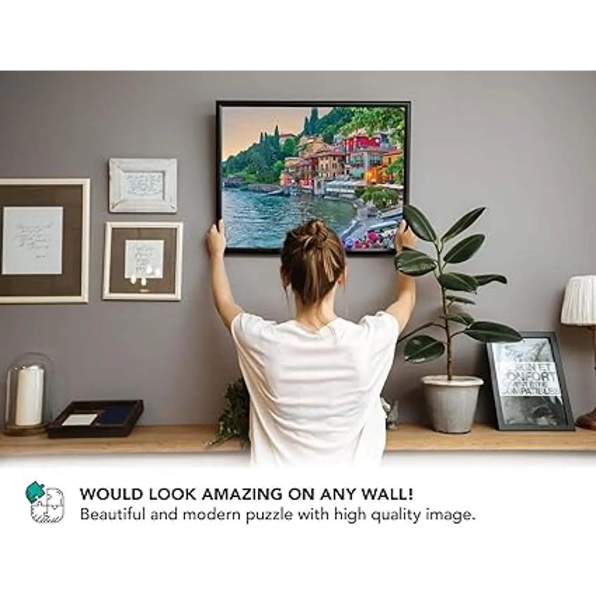 Rompecabezas de 500 piezas de Lake Como Rompecabezas de_3