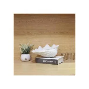 ALIWINER Cuenco de concha de mar de resina grande para_3