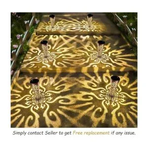 6 estacas de luces solares para jardín iluminación_2