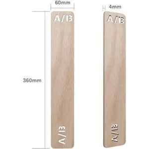 Divisor de discos de vinilo divisores de madera de la A a