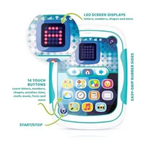 Tablet de aprendizaje con pantalla LED Tablet para niños_2