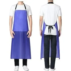Jaspfct Delantales de plástico impermeables Delantal de