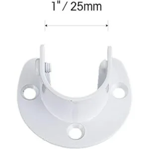 Soporte para barra de ducha en forma de U 4 unidades de_2