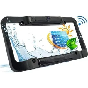 Kit de cámara de reserva de marcha atrás con panel solar_3