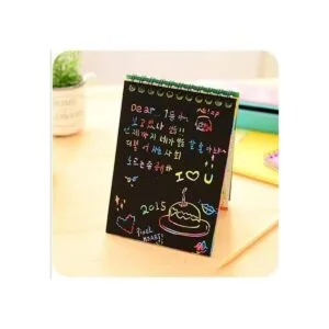 Suwimut Paquete de 16 notas artísticas de rascar arco_5