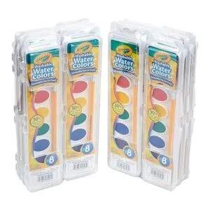 Crayola Acuarelas lavables en 8 colores vibrantes 12