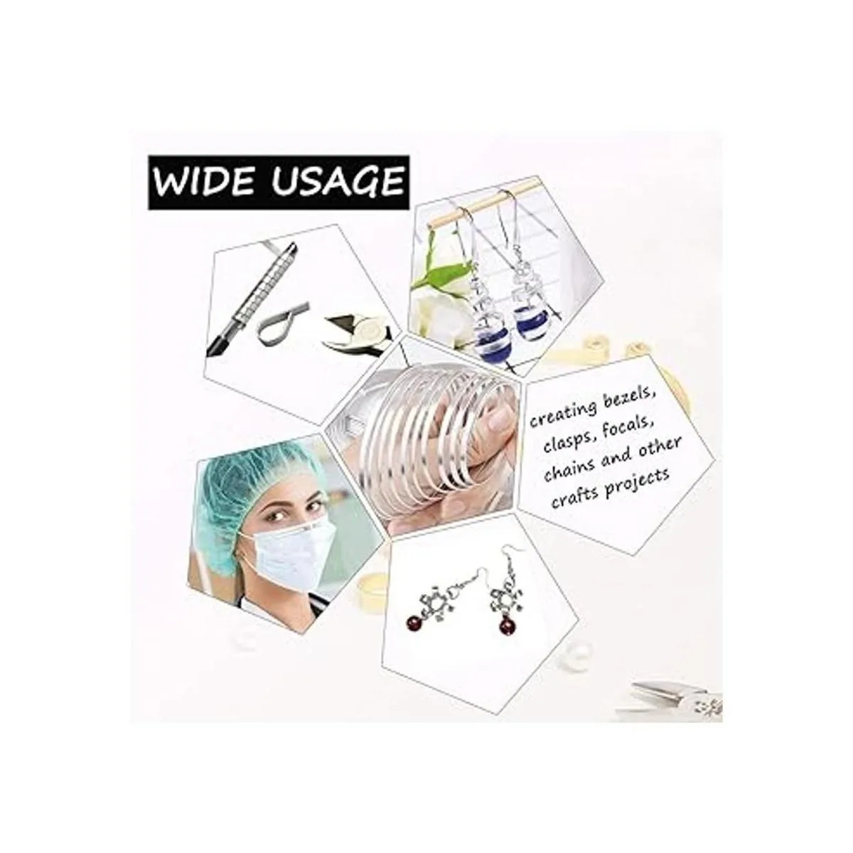 Alambre plano de aluminio para la nariz alambre plano_5