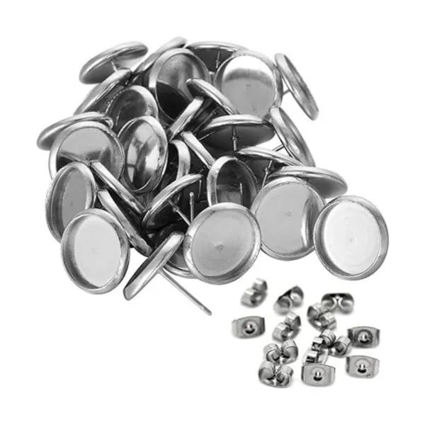 Pendientes de acero inoxidable en blanco para hacer joyas_3