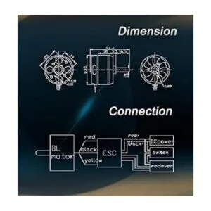 FlashHobby D3530 1400KV Motor de desatascador sin