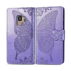 MEUPZZK Funda tipo cartera para Samsung Galaxy S9 de piel_1