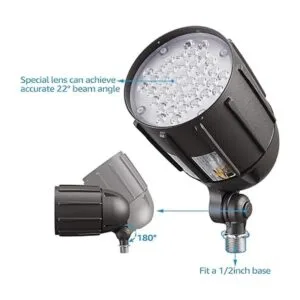 LEONLITE Foco LED de 30 W con soporte para nudillos luz_4