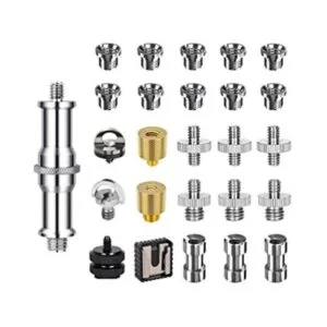 PAMOWO Juego de 26 tornillos roscados convertidores de_1