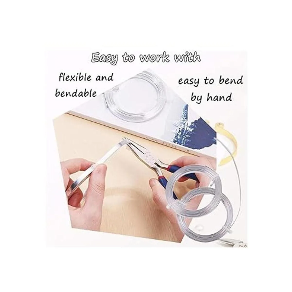 Alambre plano de aluminio para la nariz alambre plano_2