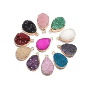 5 colgantes de ágata natural con forma de gota de agua_6