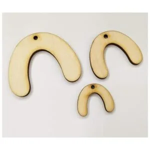 30 pendientes de madera natural sin terminar cortados con_2