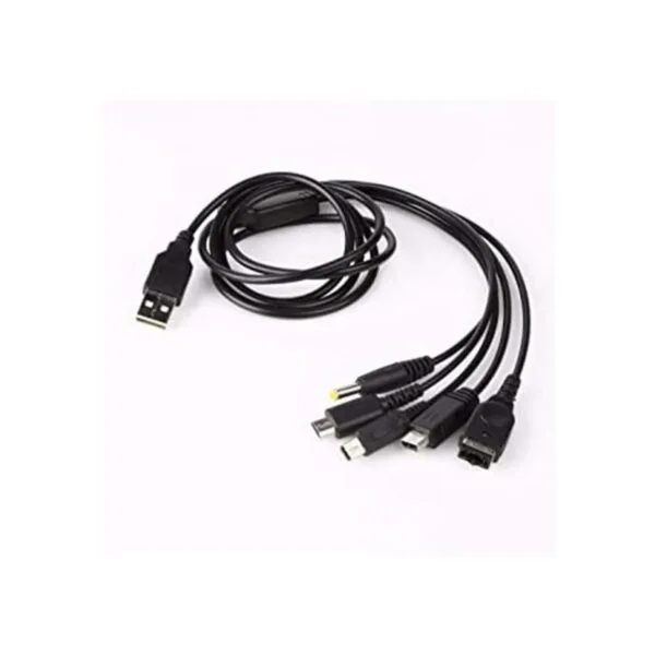 Skywin Cable cargador USB 5 en 1 para Nintendo Cable_1
