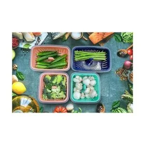 Shopwithgreen Berry Keeper Box con colador para_5