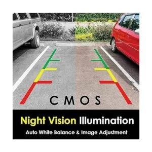 Kit de cámara de reserva de marcha atrás con panel solar_2