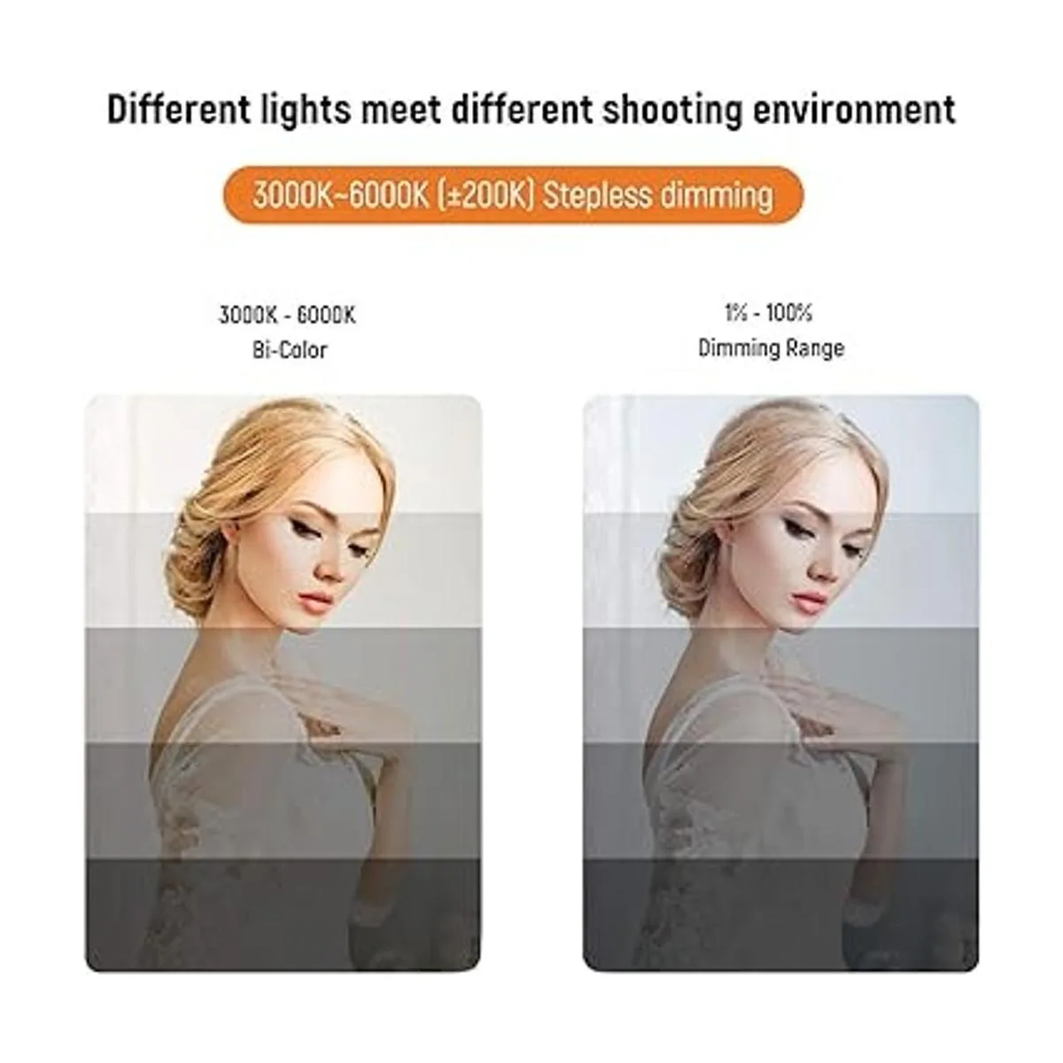 Inkeltech Anillo de luz de 21 pulgadas con trípode y_2