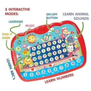 Tablet de aprendizaje para niños de 1 a 3 años juguete_2