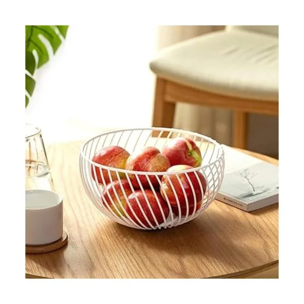 Poeland Frutero de alambre de metal para cocina_3