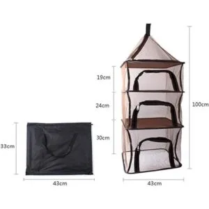 Desy Feeci Red seca de camping de 4 capas para colgar al_3