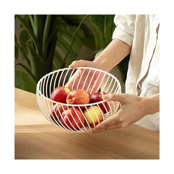 Poeland Frutero de alambre de metal para cocina_2