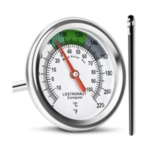 Termómetro para suelo de compost de tallo largo_1