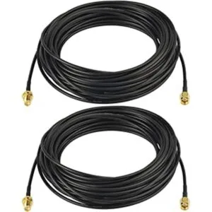 Bingfu WiFi Antenna Extension Cable 2Pack RPSMA Male to_1